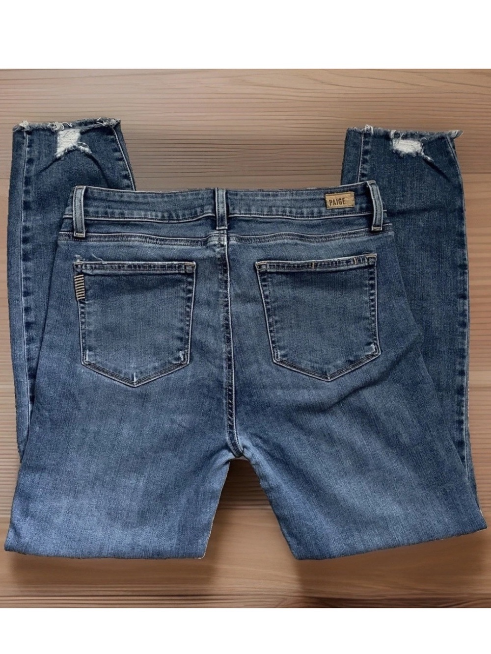 Paige skinny jeans, size 31, fits like a 10 - Picture 2 of 2